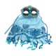 thumbnail image 4 of Accesorio de disfraz de velo facial para danza del vientre para mujer para fiesta nocturna en club nocturno azul, 4 of 8