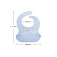 thumbnail image 4 of Parent's Choice Easter Silicon Bib, Blue, Unisex, for 0M+ Babies, 4 of 6