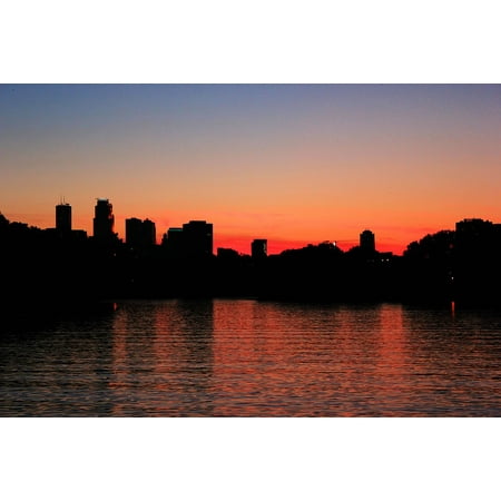 LAMINATED POSTER Sunset City Scape New Orleans River Mississippi Poster Print 24 x