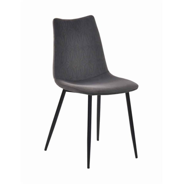 SILLA ÓVIRA VELVET GRIS DISEÑO