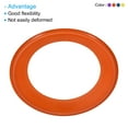 thumbnail image 4 of Uxcell Flying Rings, 4Pcs PP Plastic Flying Discs for Sports Outdoor Playing Game Beach Pool Activities, 4 Color, 4 of 5
