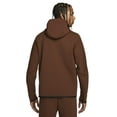 thumbnail image 2 of Men's Nike Sportswear Cacao Wow/Black Tech Fleece Full-Zip Hoodie - XS, 2 of 7