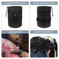 thumbnail image 3 of PhooArto Large Barrel Drawstring Makeup Bag, Sloth Pink Donut Galaxy Travel Cosmetic Bag Portable Make Up Organizer Bag, 3 of 6