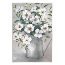 Stupell Industries Farmhouse Dogwood Floral Garden Botanical & Floral Painting Unframed Art Print Wall Art
