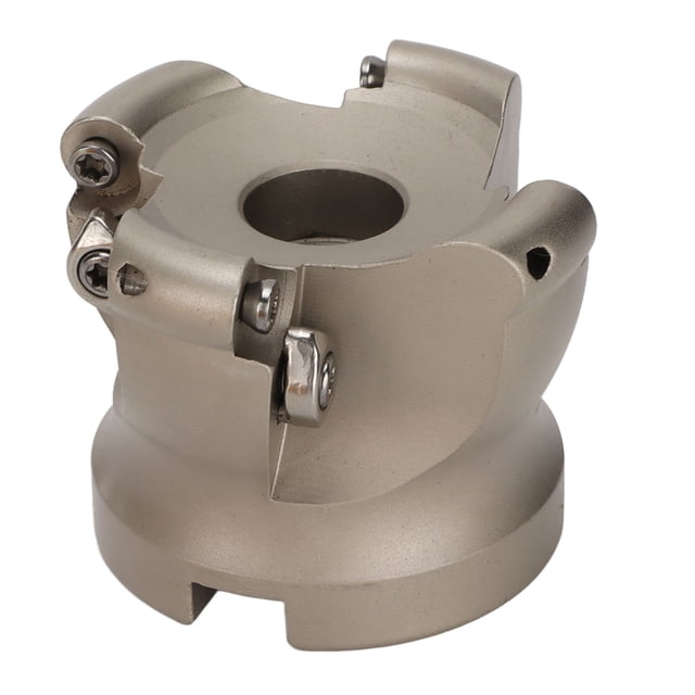 Cabezal de fresa frontal rigidez fuerte Resistente a la oxidación Cabezal de fresa de 4 flautas Alta dureza con superficie de recubrimiento para procesamiento de metales Crtynell Otros