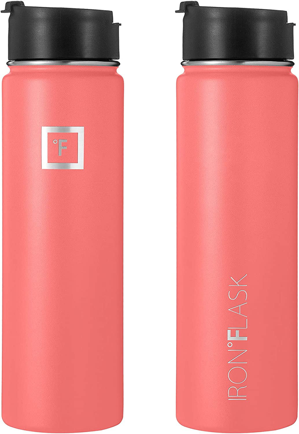 Iron Flask Sports Water Bottle - 3 Lids - 22 oz - Bubble Gum