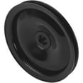 thumbnail image 5 of Speedway Motors SBC Satin Black Pulley Set Short Water Pump 2 Groove Upper 3 Groove Lower with Single Groove Power Steering V Belt Steel Construction, 5 of 12