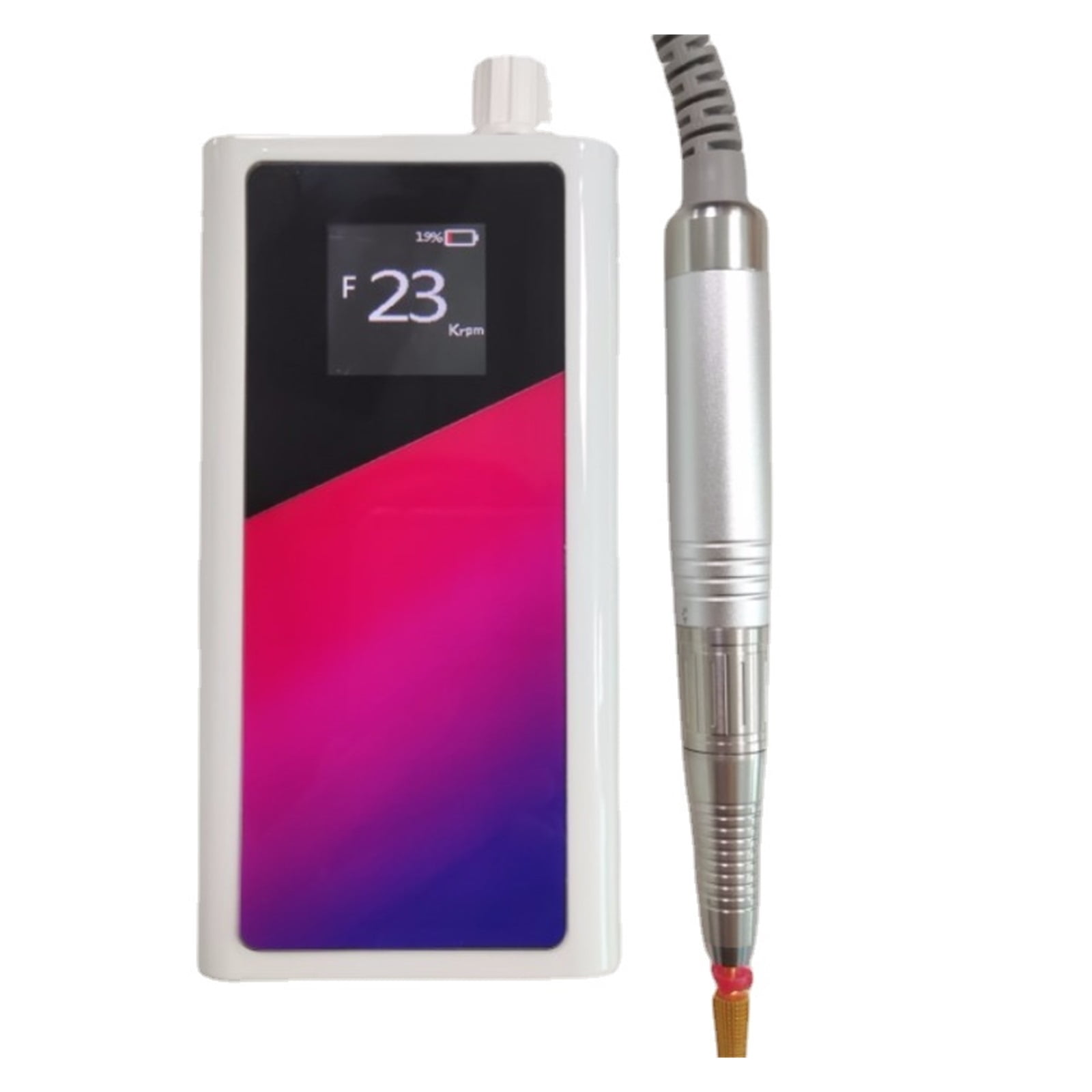 Portable Nail Drill, Brushless Nail Drill, Rechargeable Cordless Nail Supplies For Professionals Alloy Handpiece Grinding Machine ,Long Lasting