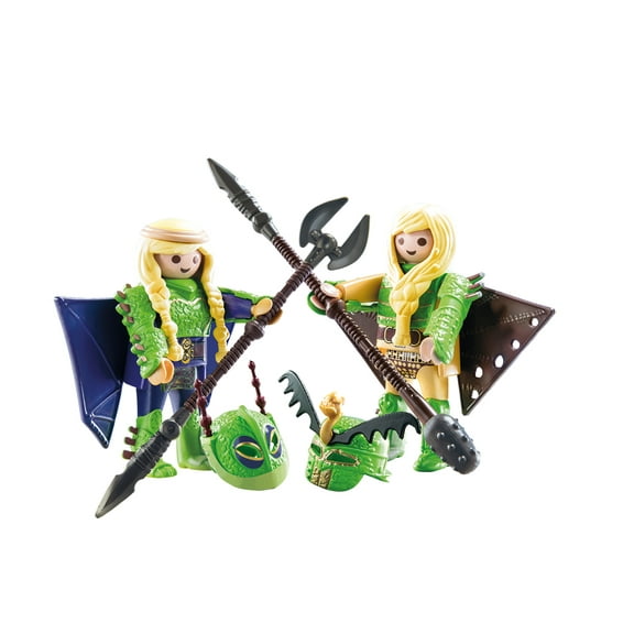PLAYMOBIL How to Train Your Dragon III Ruffnut and Tuffnut with Flight Suit
