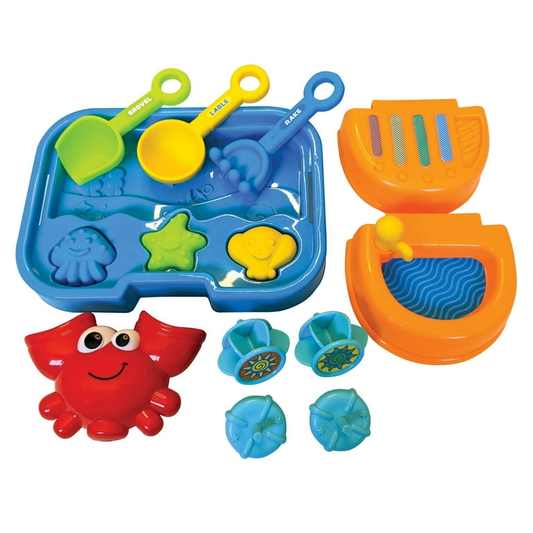 MinnARK Kids Outdoor Playset, Sand and Water Table, Portable, Ages