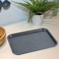 thumbnail image 6 of Makeup Tray Office Drinks Multifunctional Bathroom Home Serving Tray Platter black, 6 of 7