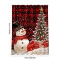 thumbnail image 3 of Christmas Shower Curtain Polyester, Waterproof Holiday Bathroom Decor with Festive Patterns, 70x59 Inches Fabric Bath Curtain for Seasonal Decor(C), 3 of 5