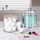 thumbnail image 5 of Sheechung Soporte Dispensador Qtip Organizador De Tocador De Baño Botes De Boticario Juego De Botes Para Bolas De Algodón Hisopo De Algodón Q-Tips Rondas De Algodón Sales De Baño Plástico Acrílico Tra, 5 of 5