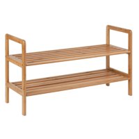 Honey Can Do 2-Shelf Bamboo Shoe Rack