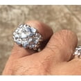 thumbnail image 6 of Real 925 Sterling Silver Nugget Ring Heavy Solid Hip Hop Ring For Men Size 7, 6 of 8