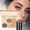 B, variant on SIfdSeng Five Color Eyeshadow Pearlescent Low Saturation Eyeshadow Purpose + Makeup Brush Eyeshadow Stick Set for Brown Eyes