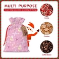 thumbnail image 5 of Fuzoiu Butterfly 1 Print Christmas Gift Bag,Burlap Gift Bag with Drawstring Closure & Hang Tag,Perfect for Holidays, Birthdays, and Special Occasions-Small, 5 of 5