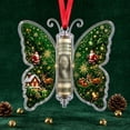 thumbnail image 5 of Christmas Cash Gift Butterfly Ornament, Acrylic Holiday Money Holder Ornament with Built-in Clear Compartment, Hanging Christmas Tree Cash Holder, Decor for Christmas Tree, Window, Car, Holiday Gift, 5 of 7