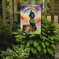 thumbnail image 2 of Black and Tan Coonhound St Patrick's Day Garden Flag 11.25 in x 15.5 in, 2 of 5