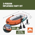thumbnail image 3 of Ozark Trail 2-Person Inflatable Recreational Raft Set 6'5" x 40", 3 of 10