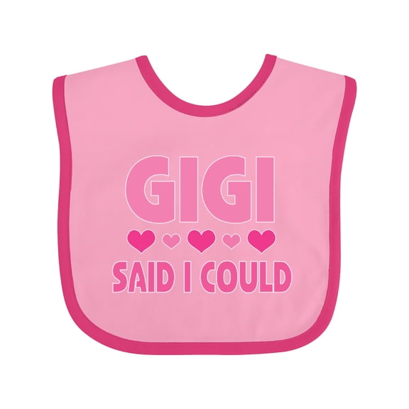Inktastic Gigi Said I Could Funny Granddaughter Girls Girls Baby Bib