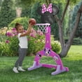 thumbnail image 6 of Disney Minnie Mouse 4-in-1 Sports Center – Adjustable Basketball Hoop, Soccer/Hockey Net & Golf, Pink, 6 of 11