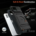 thumbnail image 7 of Fashion Case with Holder Stander Kickstand Drop Resistant Shockproof Case For For T-Mobile REVVL 7 5G For TMobile Revvl 7 5G, 7 of 7