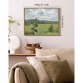 thumbnail image 4 of Drsoum Vintage Grassland Landscape Wall Art 11x14in Natural Framed Classic Retro Countryside Prints Rustic Farmhouse Decorations for Living Room Bedroom, 4 of 6