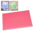 thumbnail image 1 of Paper Cover Clear Sheet Cover Binding Presentation Cover Binding Cover 50Pcs Sheet Protector Paper Binding Cover Matte A5 20 Holes PP Plastic For Presentation, 1 of 8