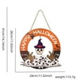 thumbnail image 2 of Halloween Decorative Hanging Ornament  Bat Pumpkin Ghost Sign, 2 of 8