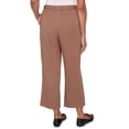 thumbnail image 2 of Alfred Dunner Womens Petite Wide Leg Pull-On Ankle Pant, 2 of 4