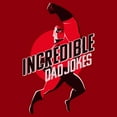 thumbnail image 2 of Men's The Incredibles 2 Incredible Dad Jokes  Graphic T-Shirt, 2 of 5