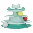 thumbnail image 3 of Cat Turntable, Detachable Cat Tracks Toy Portable  For Cats Blue, 3 of 8