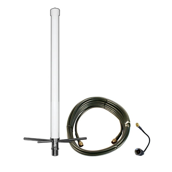 Omni Building Antenna Kit for Router Hubs w/ 30 Foot Cable 50 Ohm FME/MCX/SMA - 308402