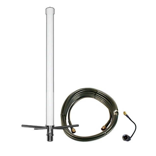 Kit d'Antenne de Bâtiment Omni pour les Concentrateurs de Routeur avec Câble de 30 Pieds 50 Ohms FME/MCX/SMA - 308402