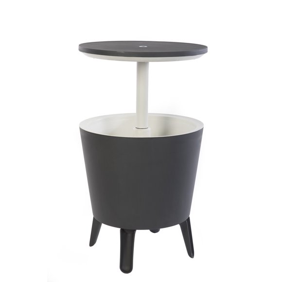 Mesa de Bar Exterior Keter Modern Cool Bar con Enfriador para Cerveza y Vino