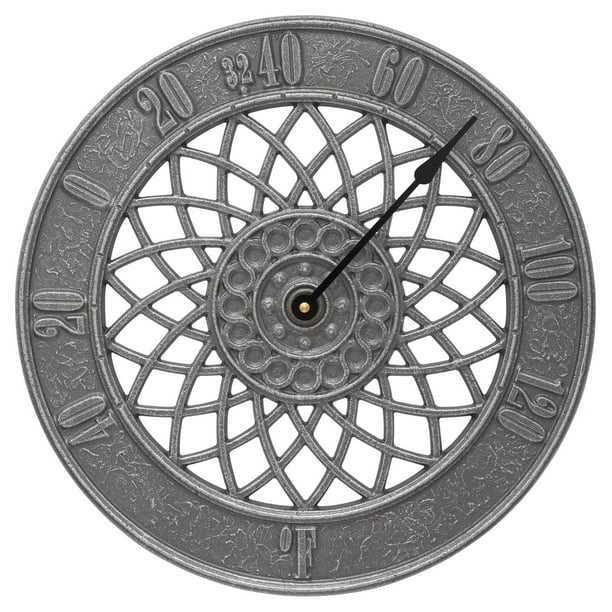 Whitehall Products Spiral 14 In Indoor Outdoor Wall Thermometer Walmart Com Walmart Com