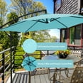 thumbnail image 5 of Autlaycil 10FT Cantilever Patio Umbrella, Hanging Offset Umbrella with Umbrella Stand - Blue, 5 of 7