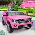 thumbnail image 2 of CazToi Land Rover Licenciado 12V Control Remoto Almacenamiento MP3 Luces LED USB Edad 3-8, 2 of 7