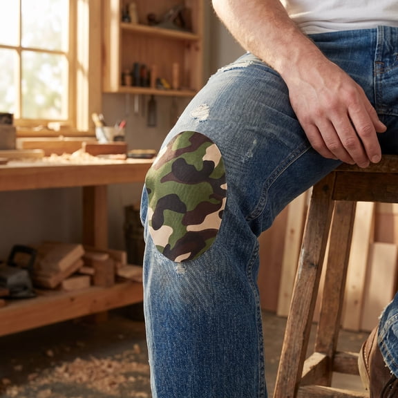 10-Pack Iron- Camouflage Patches for Clothes, Jackets, Jeans - Repair Patches for Clothing