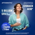 thumbnail image 5 of Vitamatic Lactobacillus Rhamnosus 5 Billion per DR Capsule (10 Billion Per 2 Capsules) - 60 Count - Advanced Digestive & Immune Support - Made with Prebiotic Inulin Fiber, 5 of 12