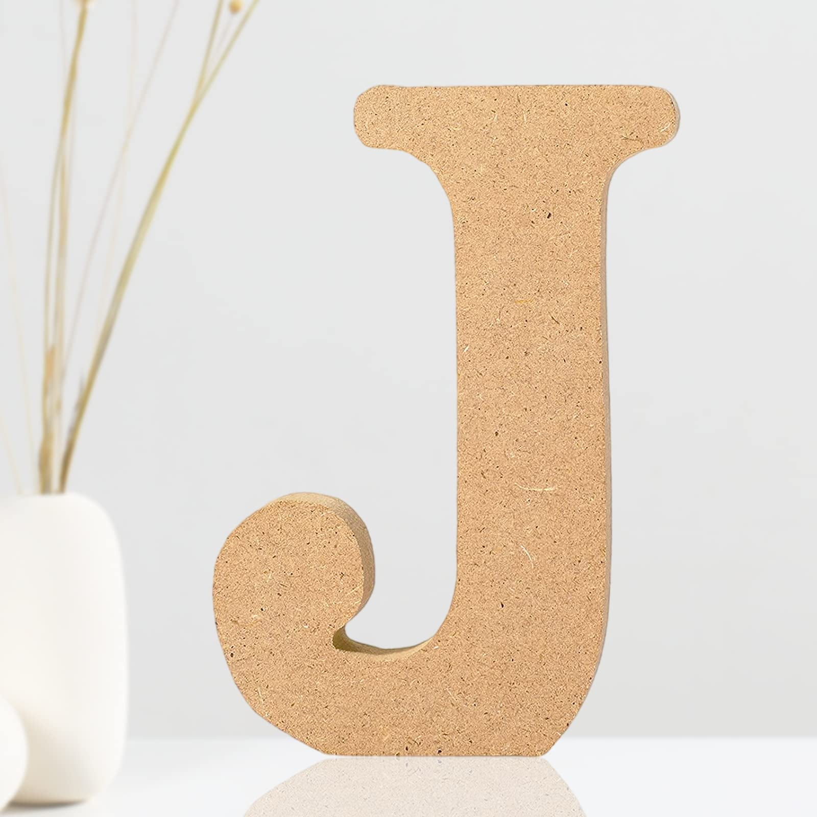 WOODOUNAI 4 Inch Acrylic Letters – Unfinished DIY Letters For Wall Decor, Crafts, Party Signs, Standing Letters