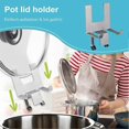 thumbnail image 5 of Stainless Steel Pot Lid Holder for Crock Pot Kitchen Organizer with Silicone Feet Fits 16-30cm Pots Dishwasher Safe Rack Accessories for Overheat Prot, 5 of 5