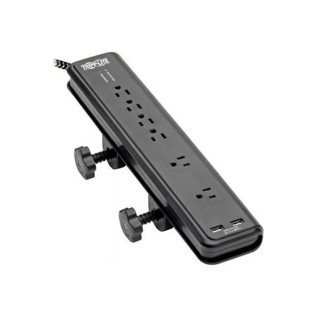 UPC: 0037332263605 | Safe-IT Surge Protector 6-Out 2 USB Ports Antimicrobial 8ft Cord