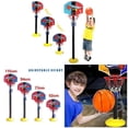 thumbnail image 4 of Ensemble de Mini Support de Basketball pour Enfants, Panier, Panneau Arrière, Jeu, Jouet d'Entraînement Sportif Intérieur Extérieur, 4 of 6