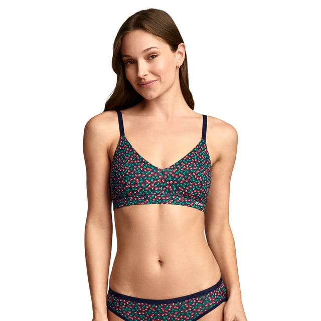 Jockey Soutien-Gorge Léger Triangle Extensible en Coton Biologique pour Femmes