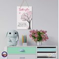 thumbnail image 4 of LifeSong Milestones Baptism Christening Modern Rope Tree Sign for Son Daughter Godchild Godson Goddaughter Child First Holy Communion Gift Mother Father Godparents 8”x 12" (May You Feel As Close), 4 of 4