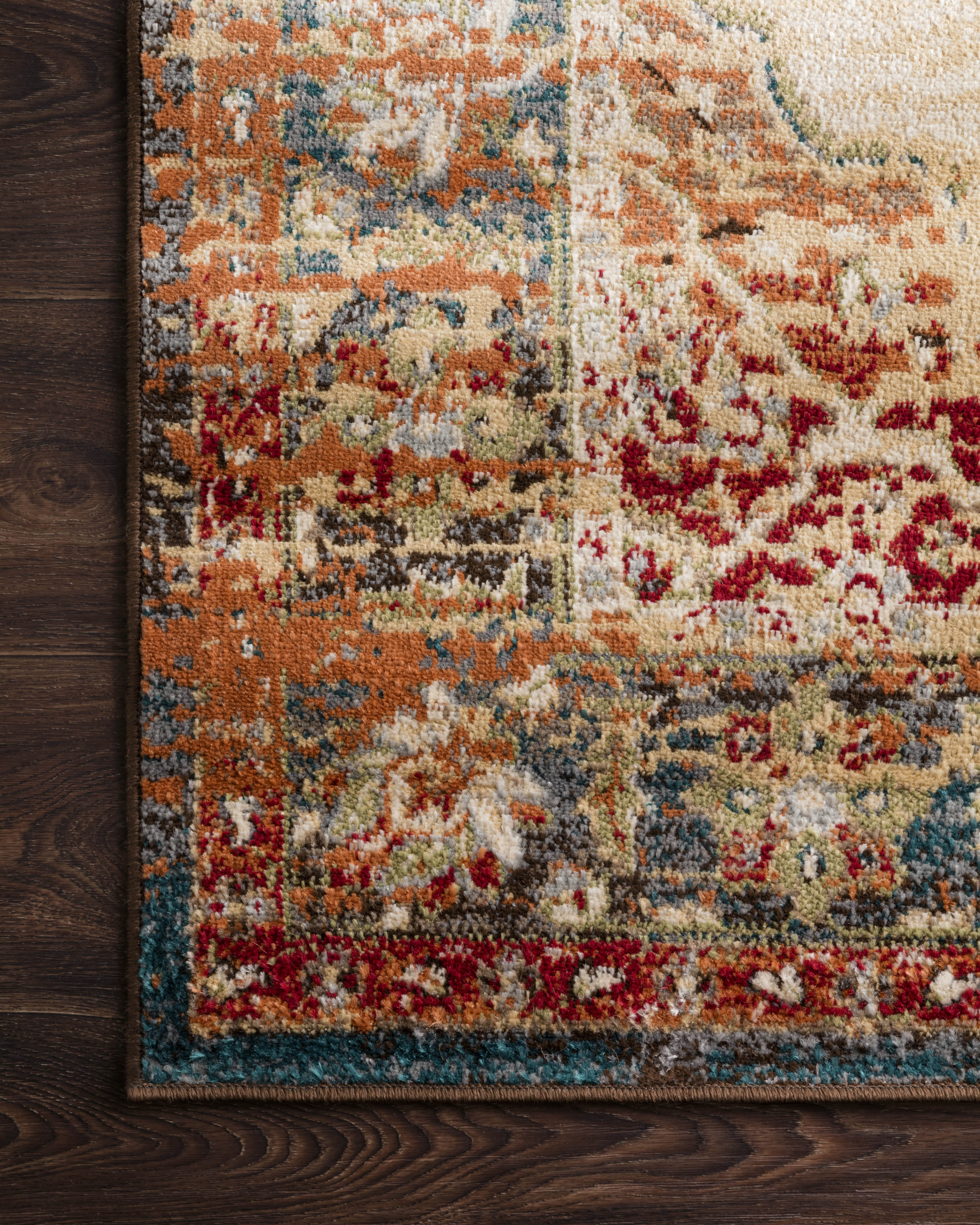 Loloi Isadora Oriental Ant. Ivory / Sunset Area Rug