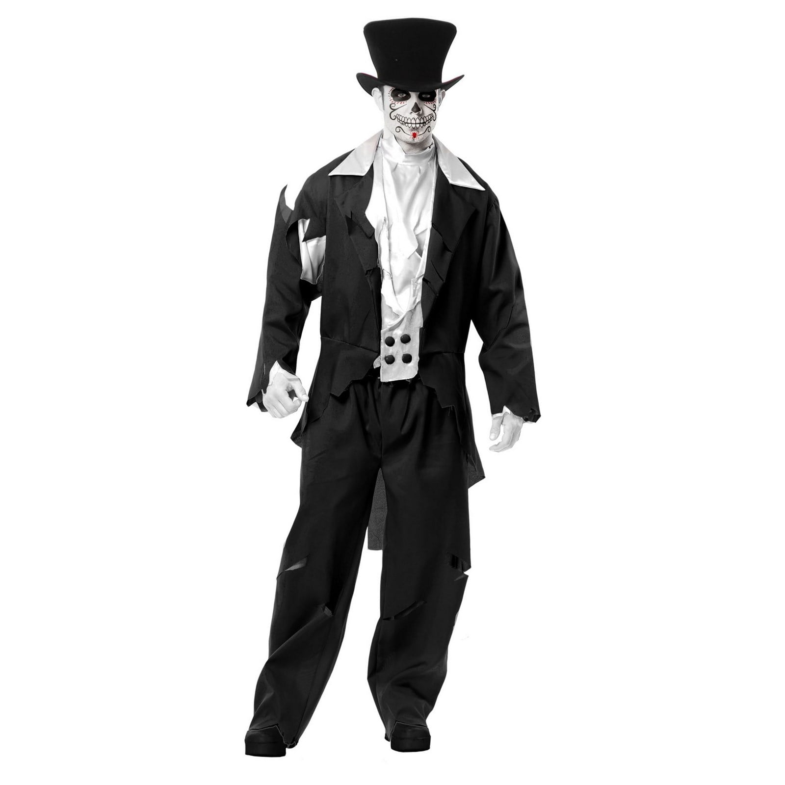 Dead Man Costume Bloody Fedora Zombie Hat Halloween Costumes Scary Accessory NEW 