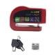 thumbnail image 1 of Candado de disco para motocicleta Zulema Aluminio Rojo con alarma, 1 of 7